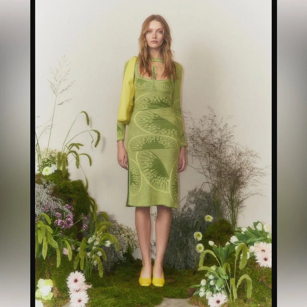 House of Sunny - Falling Kiwis Hockney 🥝 Size 2 NWT - Picture 1 of 5